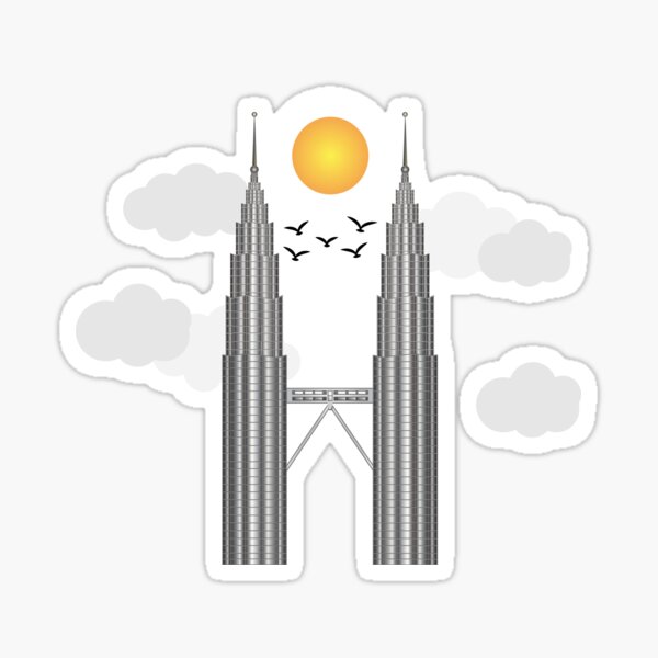 Petronas Twin Towers Sticker