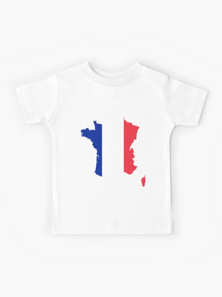 France Rugby Fan Drapeau Français Flag Pattern | Kids T-Shirt