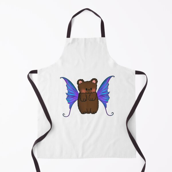 Item preview, Teddy Bear Fairy with Blue and purple wings designed and sold by EtherealKawaii.