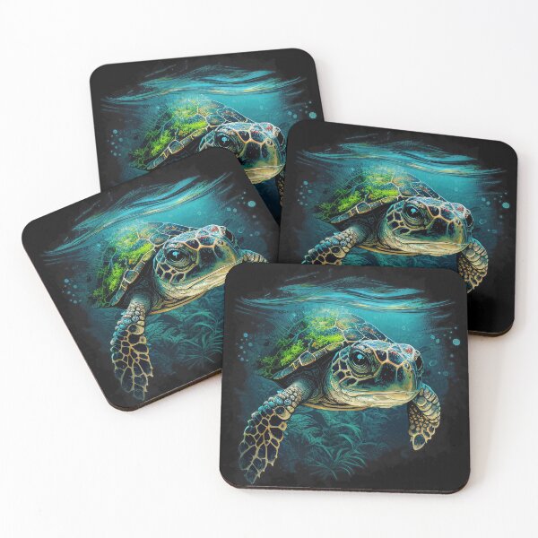 Item preview, Sea turtle swimming - Ocean life designed and sold by MarcoDAngelo.