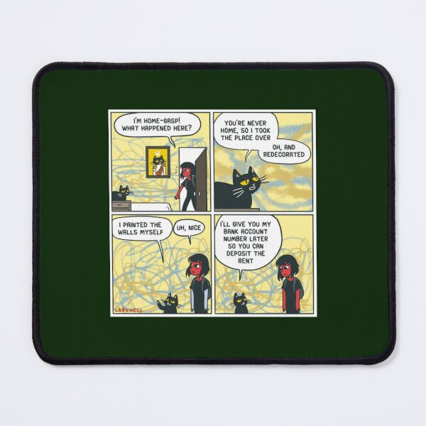 Item preview, Realistic Funny Conversation Between Girl And Her Pet Cat designed and sold by AaronChristia.