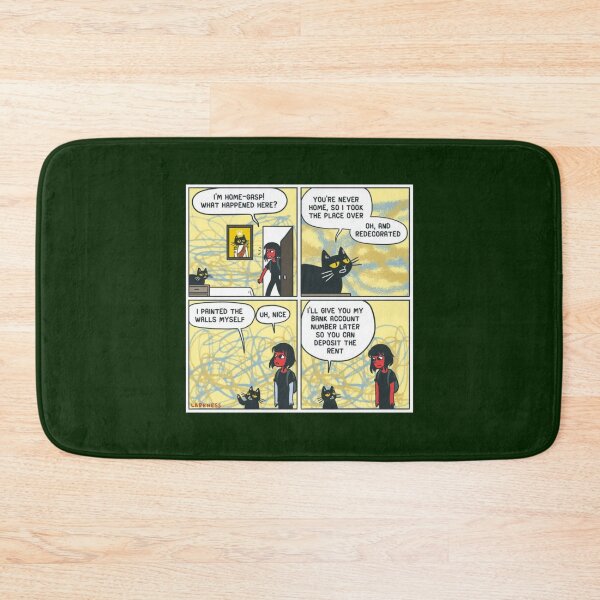 Item preview, Realistic Funny Conversation Between Girl And Her Pet Cat   designed and sold by AaronChristia.