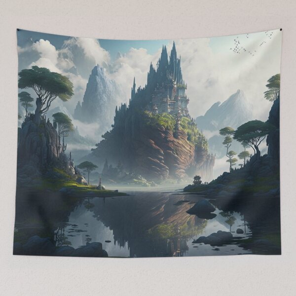 Item preview, Fantasy Landscape - 3 designed and sold by FantasyRealmOP.