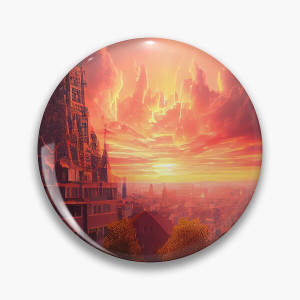Item preview, Sunset Temple designed and sold by OccultDreams.