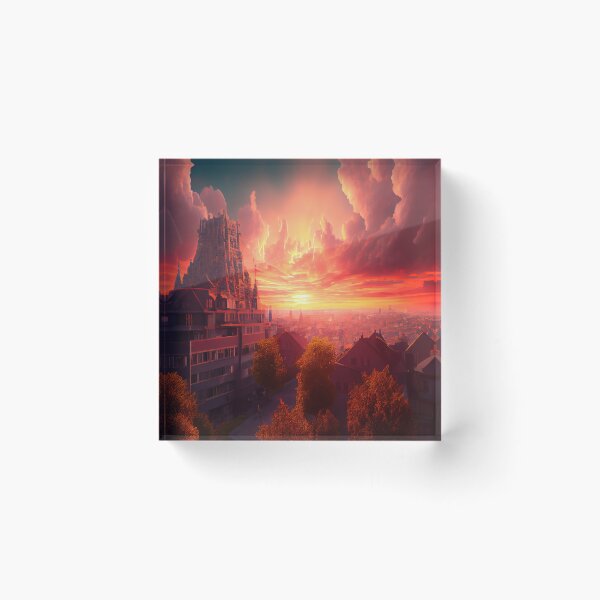 Item preview, Sunset Temple designed and sold by OccultDreams.