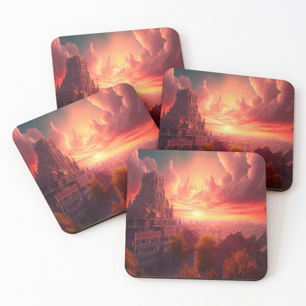 Item preview, Sunset Temple designed and sold by OccultDreams.