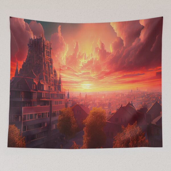 Item preview, Sunset Temple designed and sold by OccultDreams.