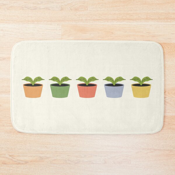 Item preview, Five middle objects flowerpot pattern 1 designed and sold by LemonCreamyyyy.