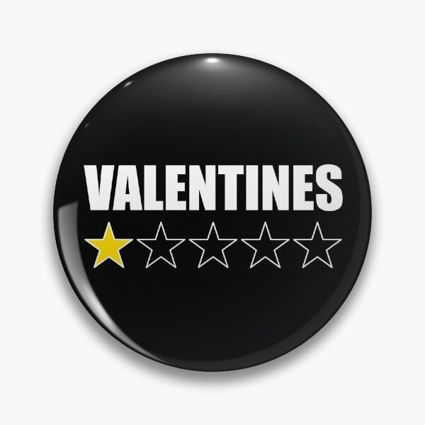 Item preview, Valentines 1 Star Rating Broken Heart Anti Valentines Day Gear designed and sold by DynamicDesign.