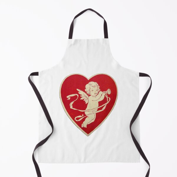 Item preview, Vintage valentine's day cherub in heart  designed and sold by Pixiedrop.