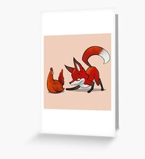 The Fox and the Hen Greeting Card