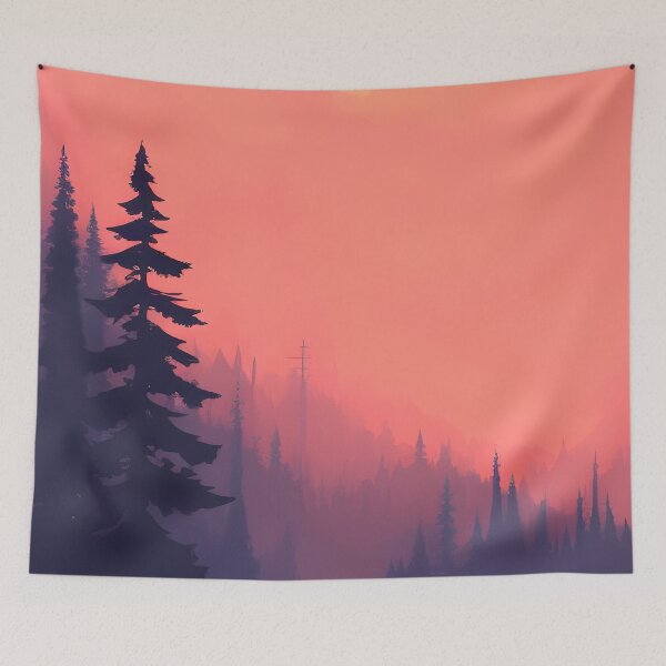 Item preview, Find the Perfect Minimalist Tree Art Wallpaper for Your Home Decor Needs designed and sold by supeart.