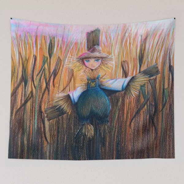 Item preview, Scarecrow in a Cornfield designed and sold by Nalinne Jones.