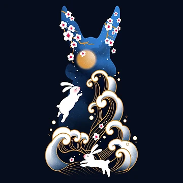 Artwork thumbnail, Water Rabbit by winterglaze
