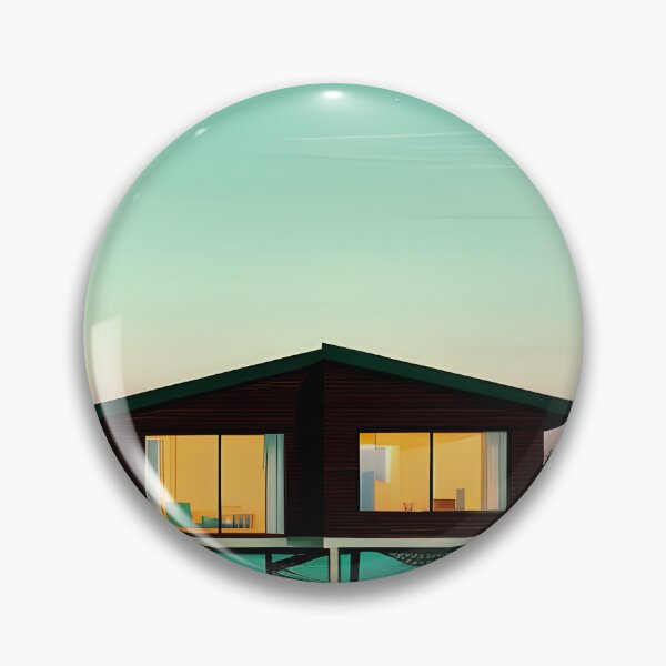 Item preview, Find the Perfect Minimalist House and Lake Print for Your Personal Style and Taste designed and sold by supeart.