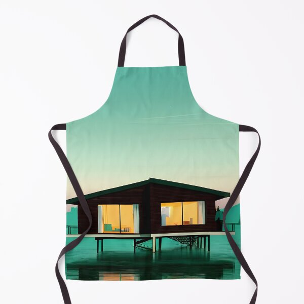 Item preview, Find the Perfect Minimalist House and Lake Print for Your Personal Style and Taste designed and sold by supeart.