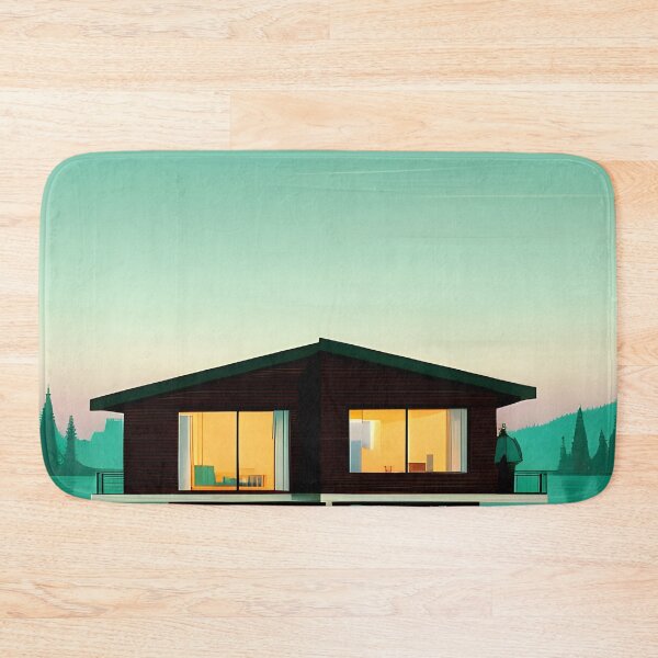 Item preview, Find the Perfect Minimalist House and Lake Print for Your Personal Style and Taste designed and sold by supeart.