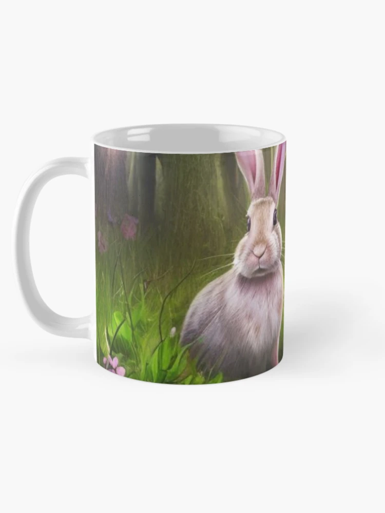 Thumbnail 5 of 6, Coffee Mug, Magical Rabbit designed and sold by SyphaTechno.
