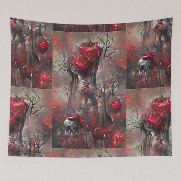 Item preview, Red Roses by VALPYRA SKULLSTYR  Valentines designed and sold by  VALPYRA Mistress of SKULLSTYR.