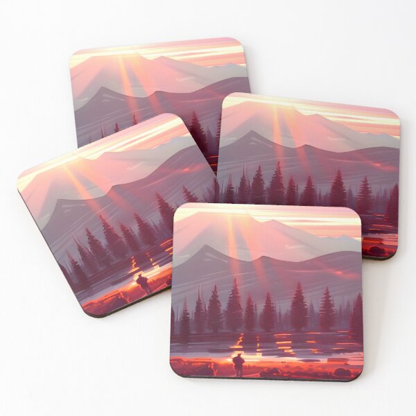 Item preview, Minimalist Landscape Mountain Valley Prints: The Perfect Way to Enhance Your Space designed and sold by supeart.