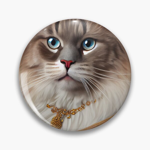 Item preview, Ragamuffin Cat Breed Portrait Royal Renaissance Animal Painting designed and sold by Nalaxation.