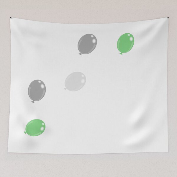 Item preview, Greyromantic Pride Parade Balloons designed and sold by HarveyHandcraftsandDesigns.