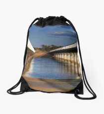 Between the Bridges at Barwon Heads, Victoria Drawstring Bag