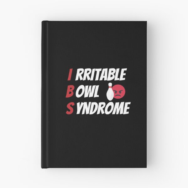 Item preview, White Text IBS Irritable Bowl Syndrome Bowling designed and sold by janelchristine.