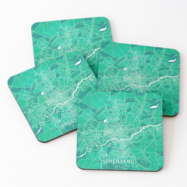 Item preview, Shenyang City Map of Liaoning, China - Watercolor designed and sold by deMAP.