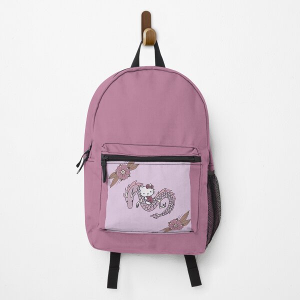 Item preview, Pink hello kitty neo traditional dragon print  designed and sold by CorasFuneral.