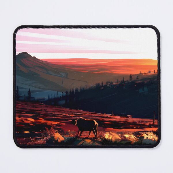 Item preview, Add a Touch of Beauty and Tranquility to Your Life with Our Gorgeous Minimalist Landscape Mountain Valley Prints designed and sold by supeart.