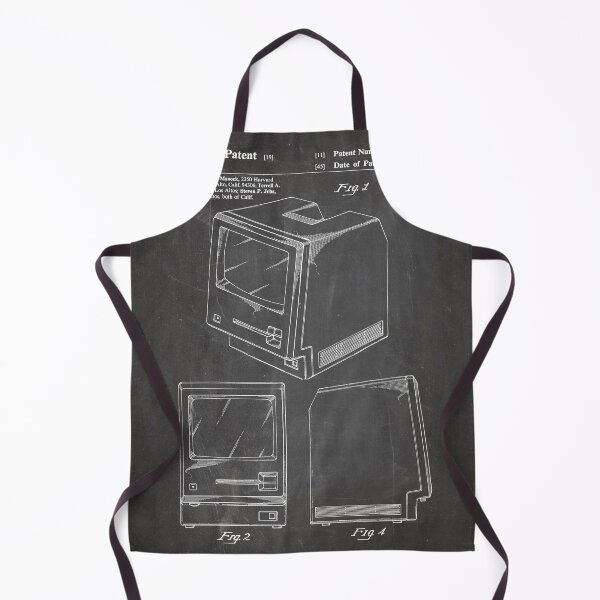 Item preview, Apple Macintosh Patent - Apple Art - Black Chalkboard designed and sold by patentpress.