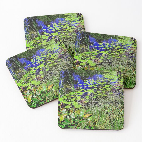 Item preview, Green Shades Sunny Pond Happy Green Botanical Vibes 3 of 4 designed and sold by Beachy.