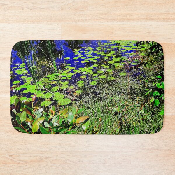 Item preview, Green Shades Sunny Pond Happy Green Botanical Vibes 3 of 4 designed and sold by Beachy.