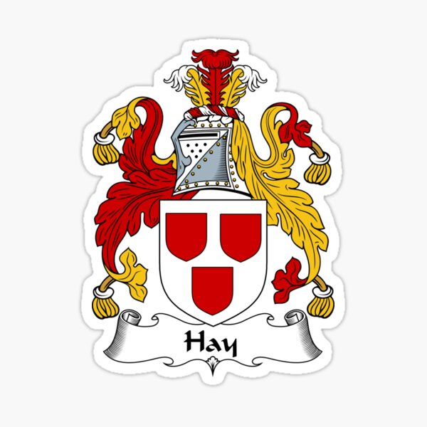 Hay Wappen Hay Familienwappen Sticker