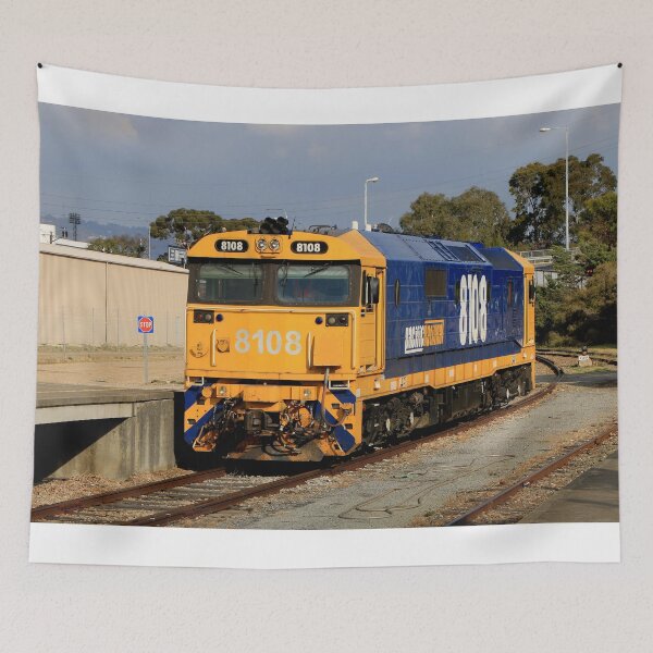 Item preview, Train locomotive engine, blue & yellow designed and sold by FranWest.