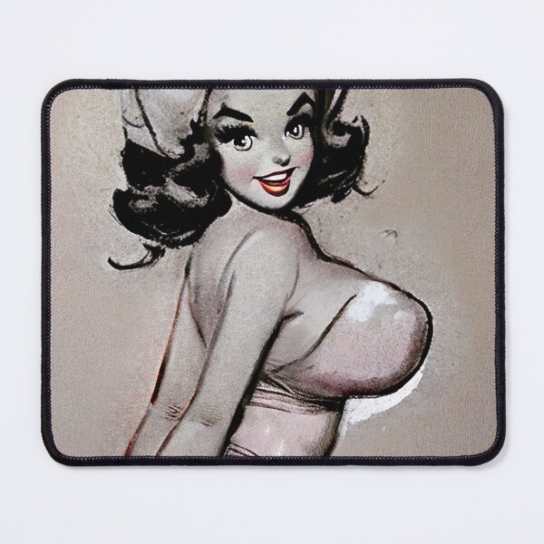 Item preview, Pink Bathing Suit Pinup Girl designed and sold by cutestpinups.