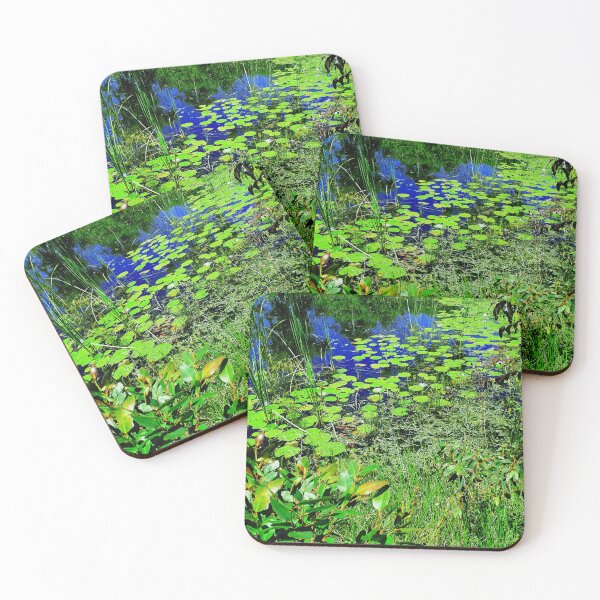 Item preview, Green Shades Sunny Pond Happy Green Botanical Vibes 4 of 4 designed and sold by Beachy.