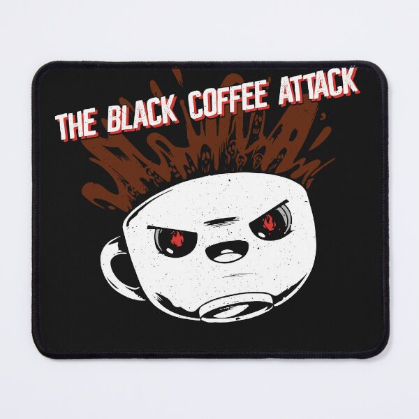 Item preview, Coffee Black Attack - Funny Cafe designed and sold by ChrisFeil.