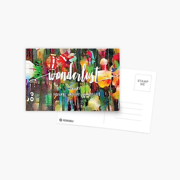 Wanderlust Seoul Korea Lotus Lantern Festival Postcard