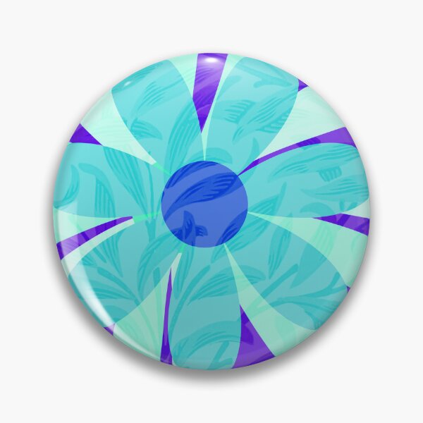 Item preview, Flower Mandala Blue White designed and sold by ZandraGalaShop.