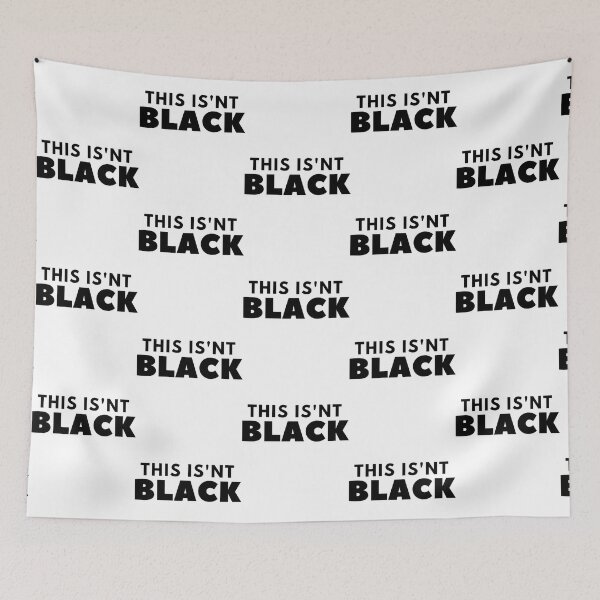 Item preview, This Is_nt Black designed and sold by PencilPassionDe.