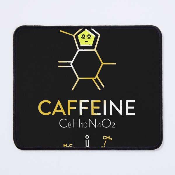 Item preview, Caffeine molecule - coffee chemistry designed and sold by ChrisFeil.