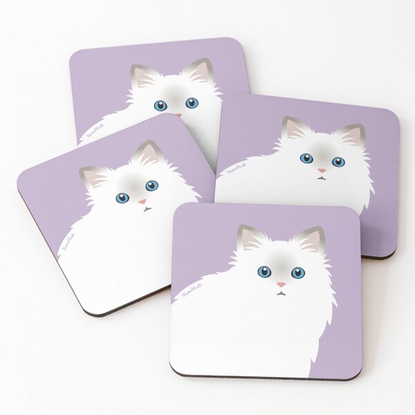 Item preview, Ragdoll Kittens Everywhere - Purple designed and sold by kamahachi.