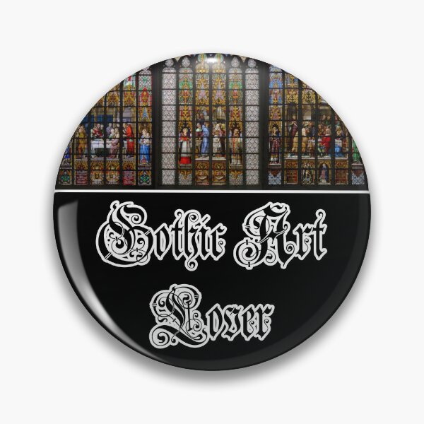 Item preview, 'Stained Glass' Gothic Art Lover Design - Retro Illustration Design for T-shirts, mugs, phone cases and other accessories designed and sold by Ridiculam Toga.