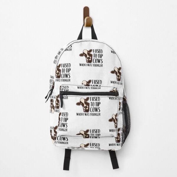 Item preview, White version of I used to tip cows when I was younger designed and sold by FarmsteadAcers.