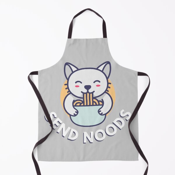 Item preview, Cat with Ramen Send Noods designed and sold by KGoPrintables.