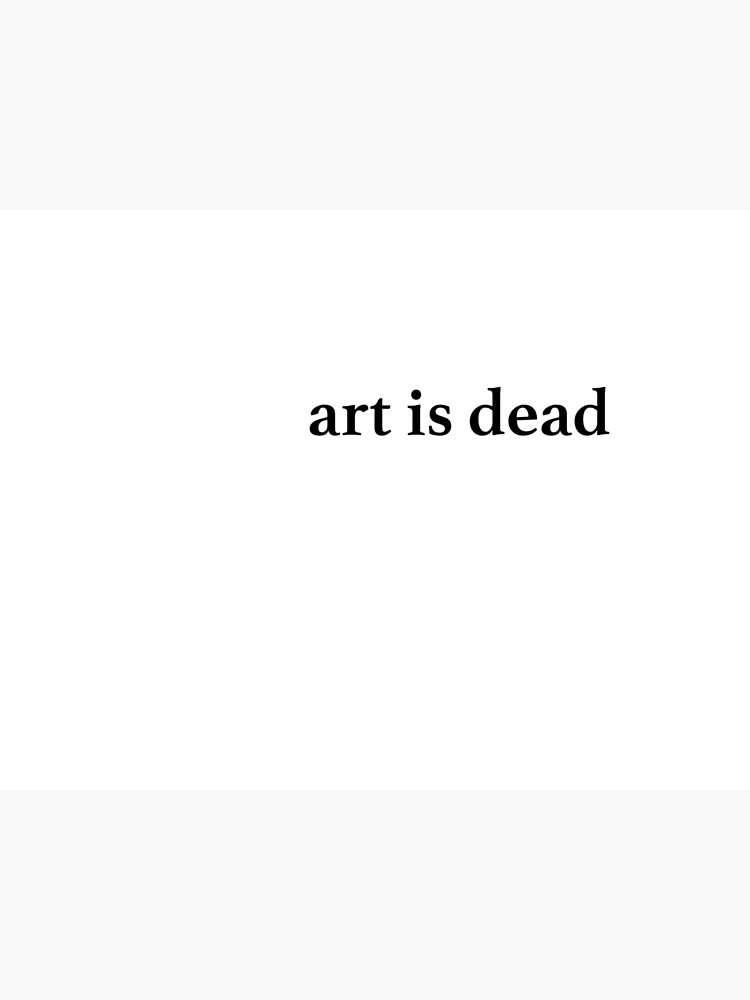 "art is dead Bo Burnham" Poster by theemibee Redbubble