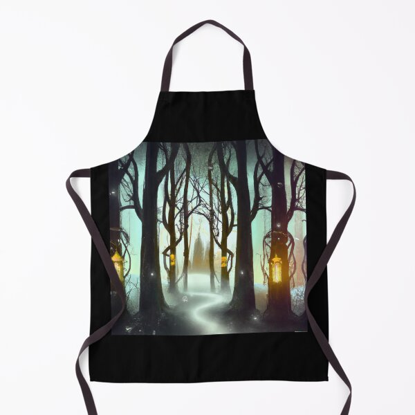 Item preview, Enchanted Forest - magical, fantasy, enchanted, forest, trees, lanterns designed and sold by majnate.