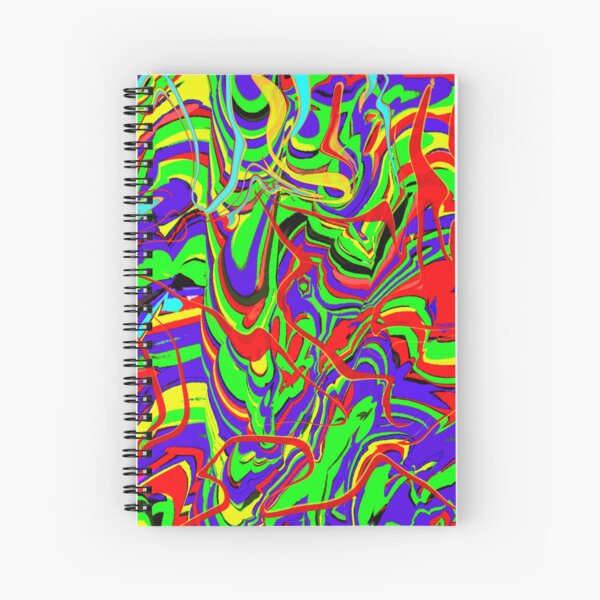 Tangled in Gorgeous Colors Spiral Notebook